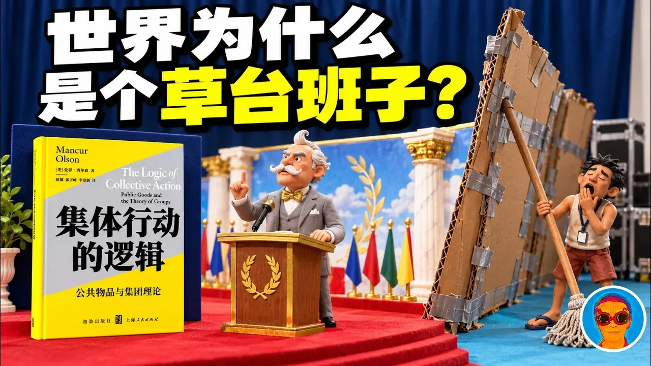 利益集中的一小撮人，如何牵着整个社会走？《集体行动的逻辑》解释为什么人多反而没力量