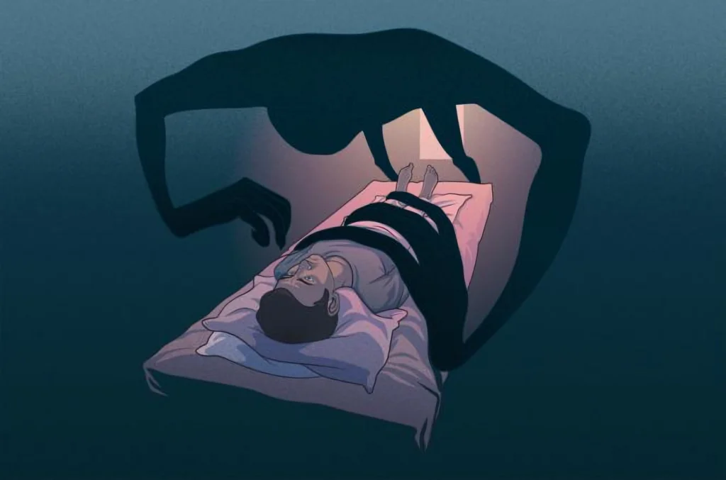 What Is the Mechanism Behind "Ghost Pressing the Bed" (Sleep Paralysis, Sleep Paralysis, and Nightmare)?
