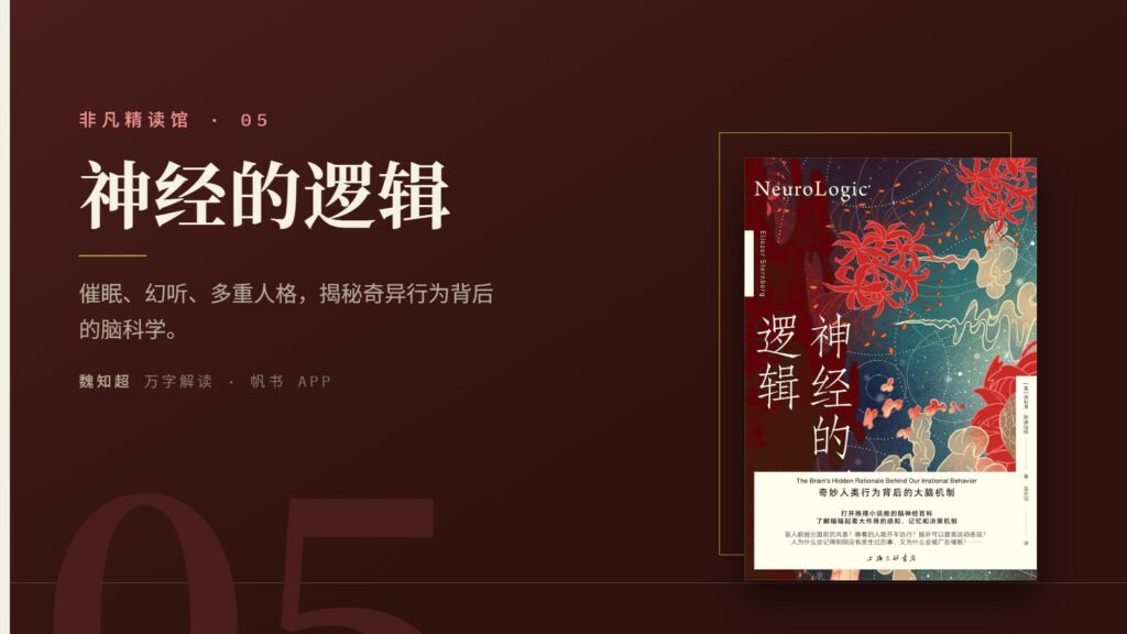 《神经的逻辑》万字解读丨非凡精读馆 05