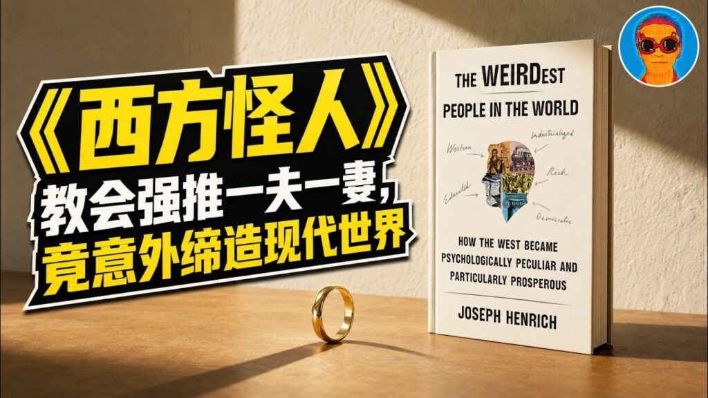 《西方怪人》：教会强推一夫一妻，意外缔造现代世界丨现代科学革命、市场经济与民主法治的诞生，竟源于中世纪天主教会的婚姻禁令？