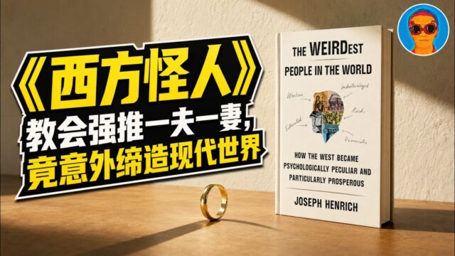 《西方怪人》：教会强推一夫一妻，意外缔造现代世界丨现代科学革命、市场经济与民主法治的诞生，竟源于中世纪天主教会的婚姻禁令？